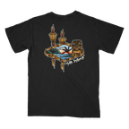 "Wahine" Peek-a-Boo Tshirt - Black