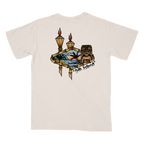 "Wahine" Peek-a-Boo Tshirt - Ivory